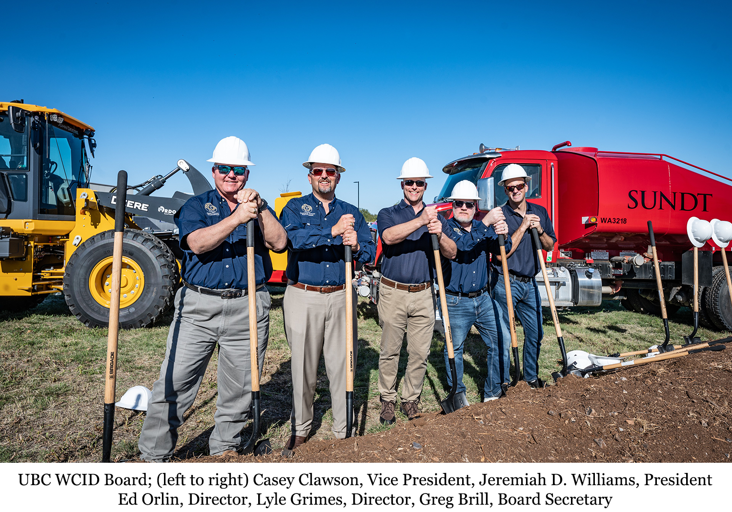 Distirct Board at Dam 101 Groundbreaking